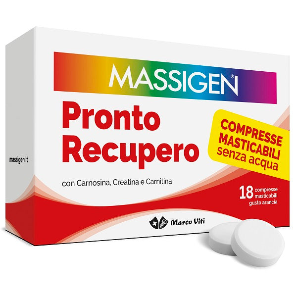 Massigen Pronto Recupero 18 Compresse Masticabili - Lovesano