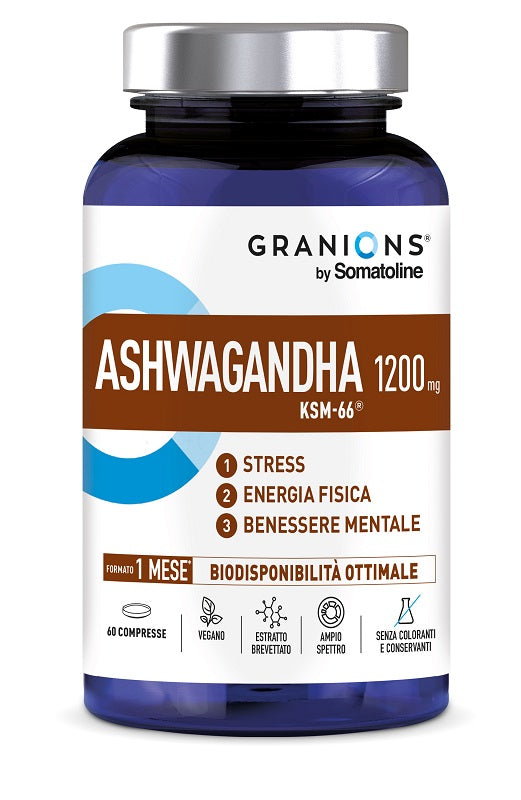 Granions By Somatoline Ashwagandha 1200 Mg 60 Compresse - Lovesano