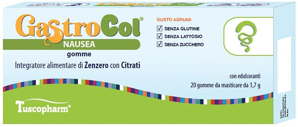 Gastrocol Nausea Gomme Gusto Agrumi 34 G - Lovesano