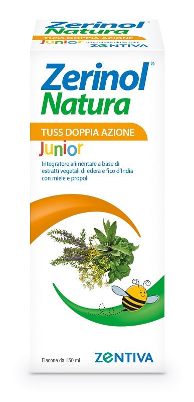 Zerinol Natura Tuss Doppia Azione Junior Sciroppo 150 Ml - Lovesano