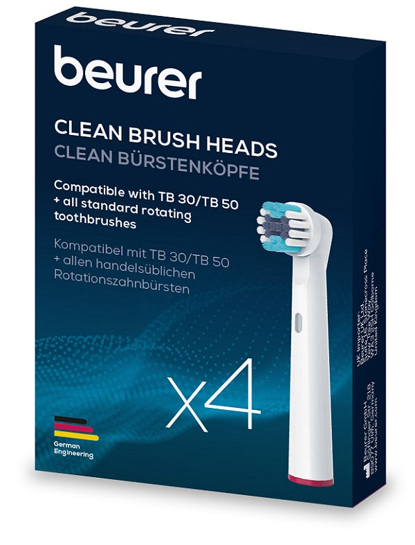 Tb Clean Testine Spazzolini Elettrici 4 Pezzi - Lovesano