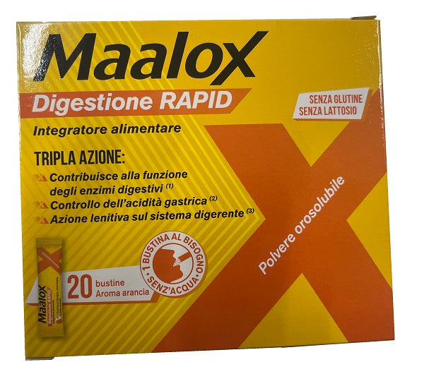Maalox Digestione Rapid 20 Bustine Da 2 G - Lovesano