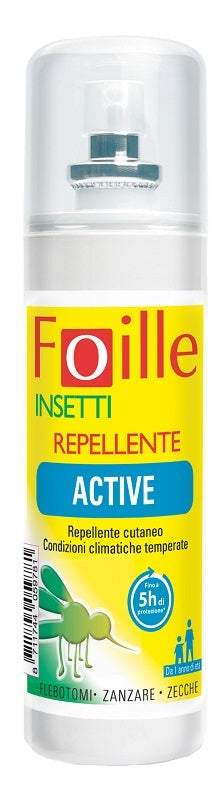 Foille Insetti Repellente Active 100 Ml - Lovesano