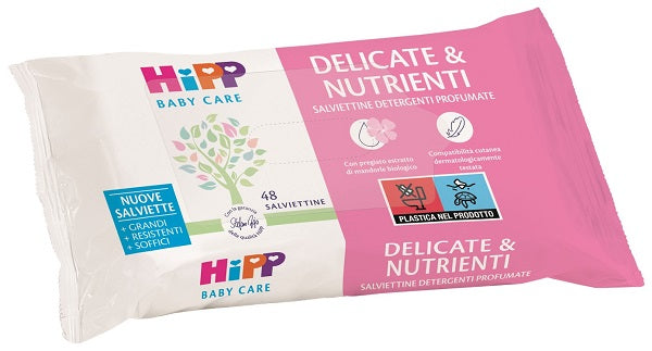 Hipp Salviettine Delicate & Nutrienti 48 Pezzi - Lovesano