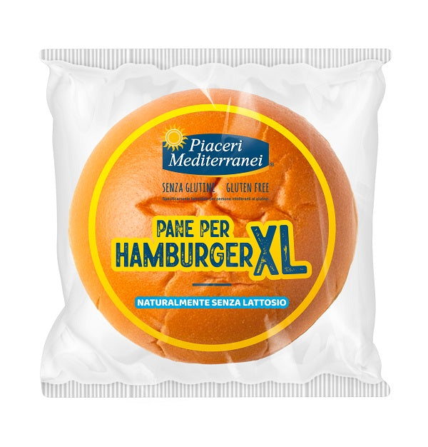 Piaceri Mediterranei Pane Per Hamburger Xl 110 G Naturalmente Senza Lattosio - Lovesano