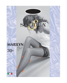 Marilyn 30 Sheer Calza Autoreggente Visone 3 - Lovesano