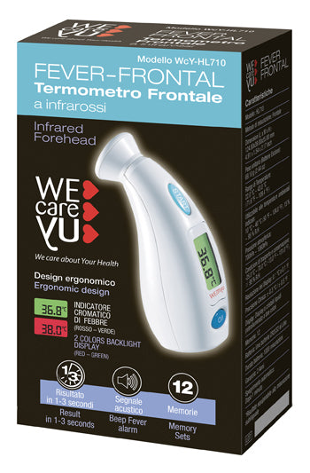 Termometro Frontale Wecareyu Fever Frontal 1 Pezzo - Lovesano