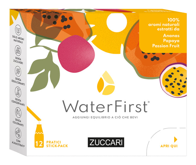 Water First Ananas-papaya-passion Fruit 12 Stick Pack - Lovesano