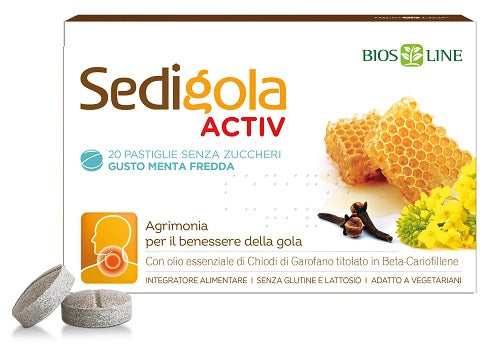 Apix Sedigola Activ Menta Fredda 20 Pastiglie - Lovesano