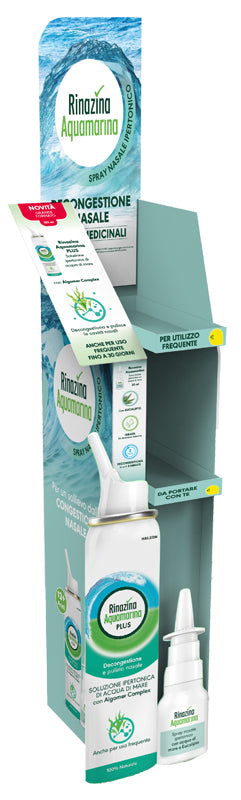 Rinazina Aquamarina Expo 24 Pezzi Da 20 Ml + 12 Pezzi Da 125 Ml - Lovesano