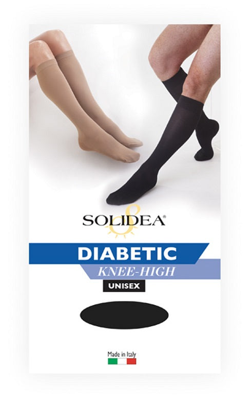 Diabetic Knee-high Nero 4-xl - Lovesano