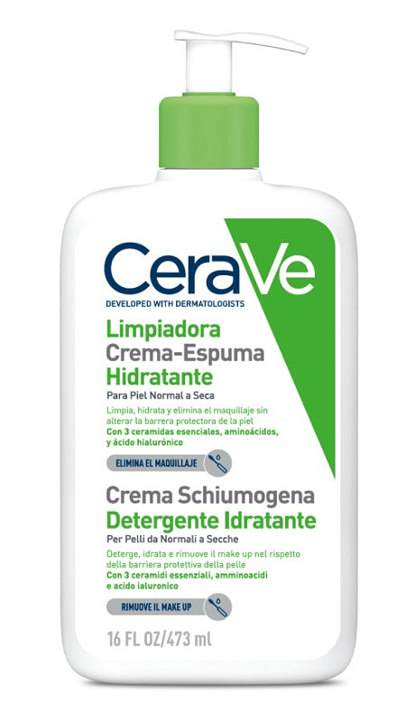 Cerave Crema Schiumogena Detergente Idratante 473 Ml - Lovesano