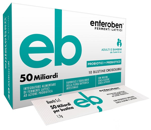 Enteroben 50 Miliardi 10 Bustine