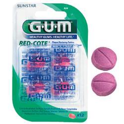 GUM RED-COTE RIV PLACCA 12PAST - Lovesano