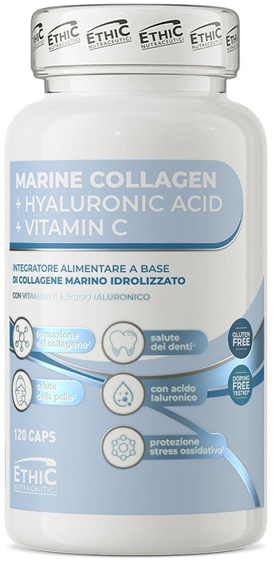 Marine Collagen+hyaluronic Acid+vitamin C 120 Capsule