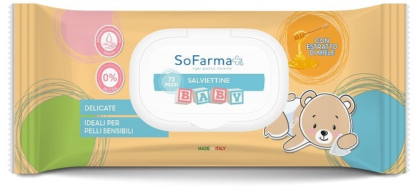 SF+ SALVIETTINE MIELE BABY 72PZ - Lovesano