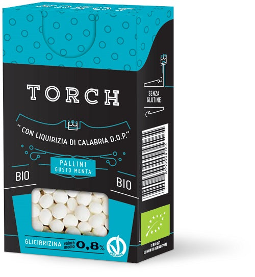 Torch Liquirizia Pallini Menta Bio 20 G - Lovesano