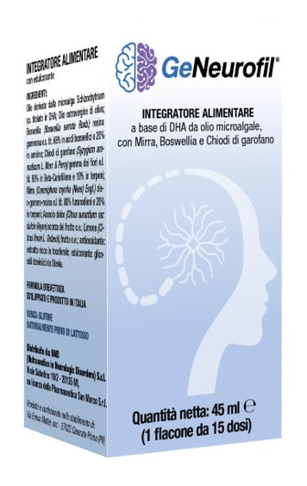Geneurofil 45 Ml Senza Glutine Naturalmente Privo Di Lattosio - Lovesano