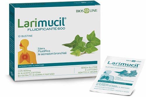 Larimucil Fluidificante 600 10 Bustine - Lovesano