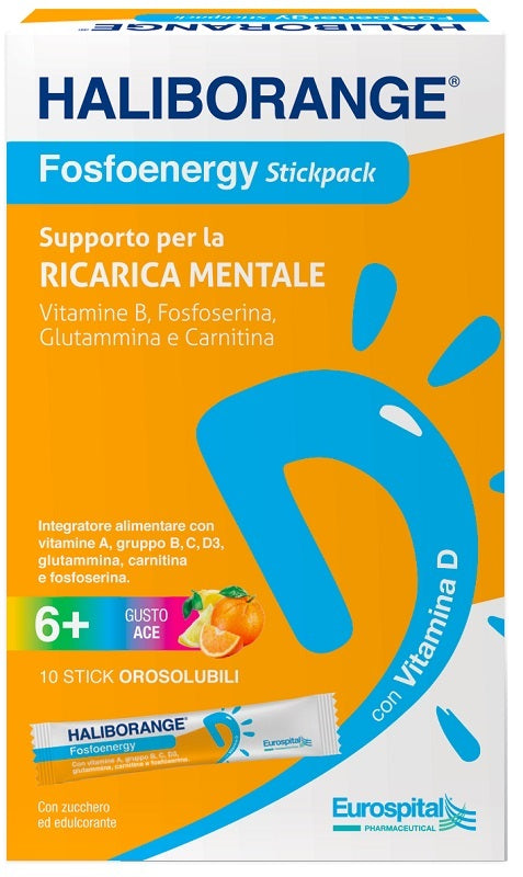 Haliborange Fosfoenergy 10 Stick Orosolubili 15,2 G - Lovesano