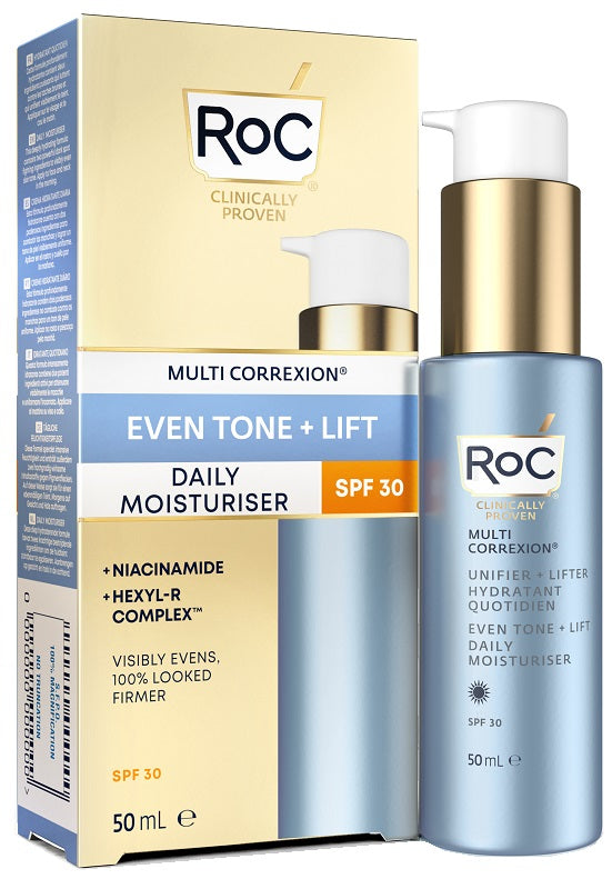 Roc Multi Correxion Even Tone + Lift Daily Moisturizer Spf30 50 Ml - Lovesano