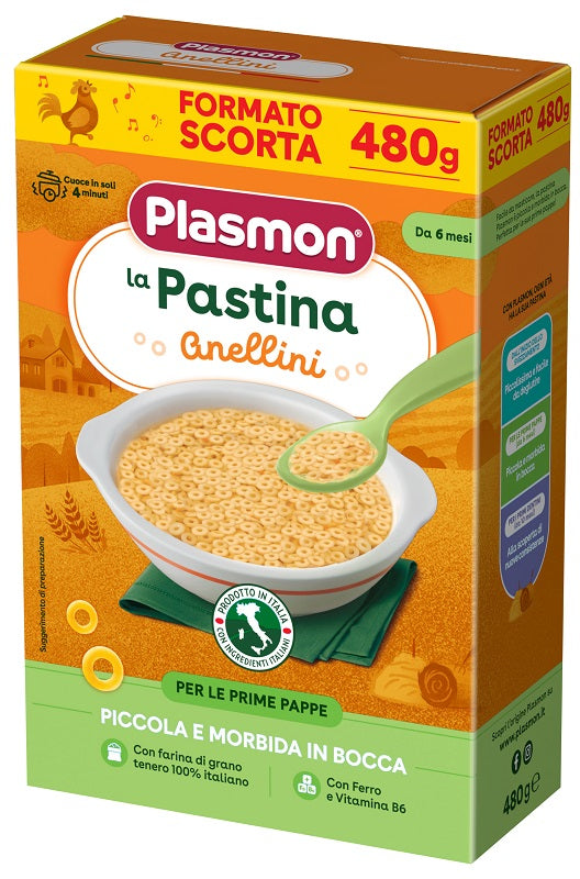 Plasmon Pastina Anellini 480 G - Lovesano
