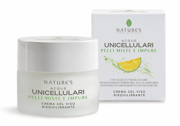Nature's Acque Unicellulari Crema Gel Viso Riequilibrante 50 Ml - Lovesano