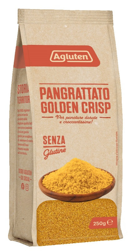 Agluten Pangrattato Golden Crisp 250 G - Lovesano