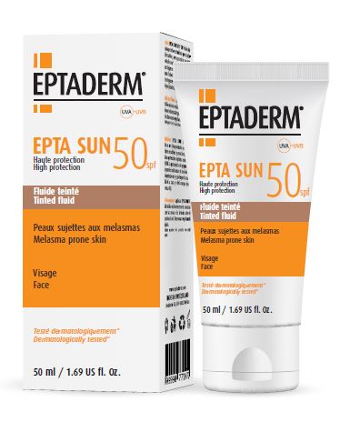 EPTA SUN SPF50 FLUIDO COLORATO - Lovesano