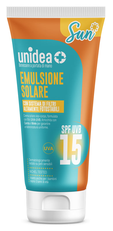 Unidea Crema Solare Spf15 200 Ml - Lovesano