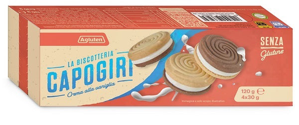 Agluten Capogiri Crema Vaniglia 120 G - Lovesano
