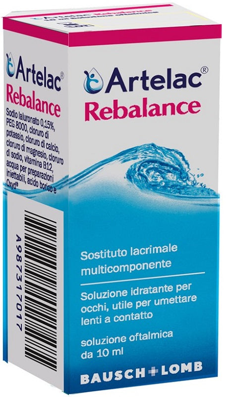 Gocce Oculari Multidose Artelac Rebalance Senza Conservanti 10 Ml - Lovesano
