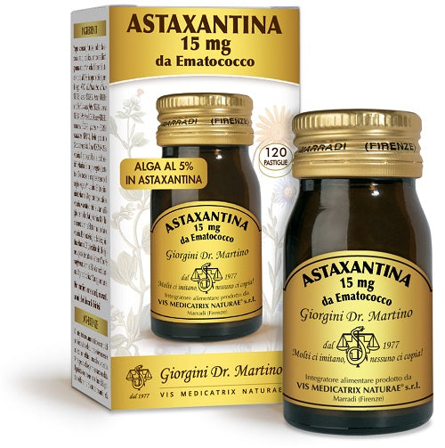 Astaxantina 120 Pastiglie Hematococcus Pluvialis - Lovesano