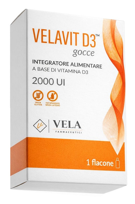 Velavit D3 Gocce 19 Ml Senza Glutine Naturalmente Privo Di Lattosio - Lovesano