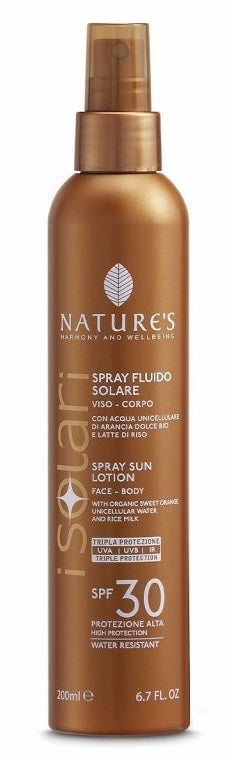 Nature's I Solari Spray Fluido Spf30 200 Ml - Lovesano