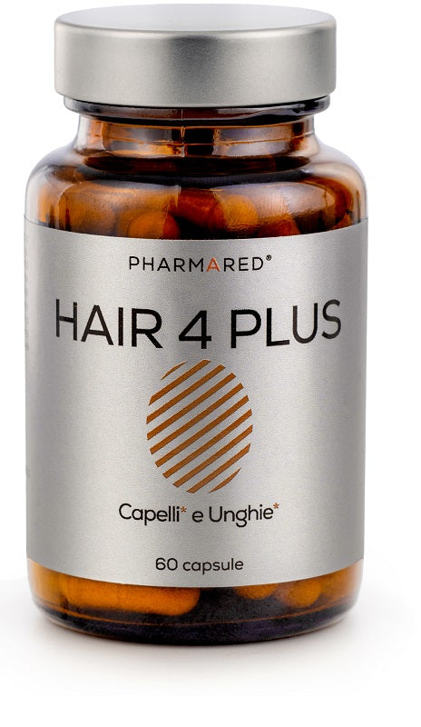 Hair 4 Plus Capelli Unghie 60 Capsule Senza Glutine Naturalmente Privo Di Lattosio