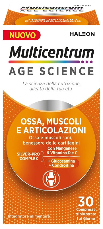 Multicentrum Age Science Ossa Muscoli Articolazioni 30 Compresse - Lovesano