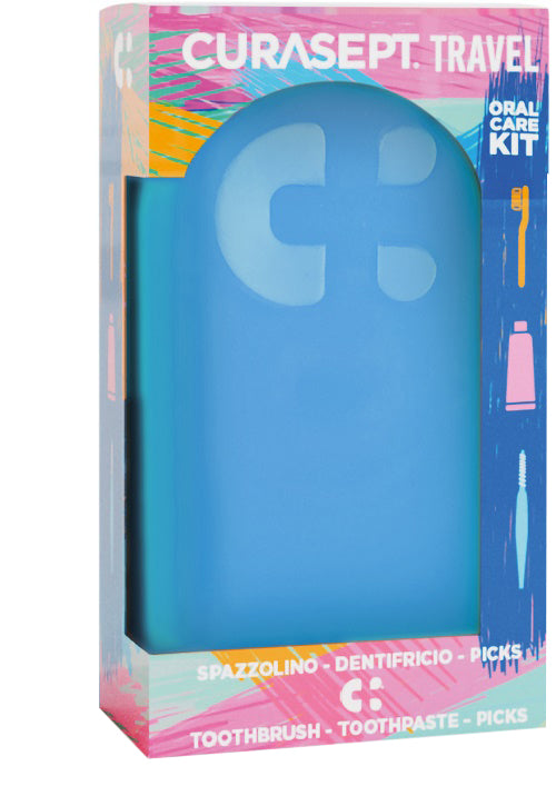 Curasept Travel Blu 1 Spazzolino + 1 Dentifricio 20 Ml + 3 Picks - Lovesano
