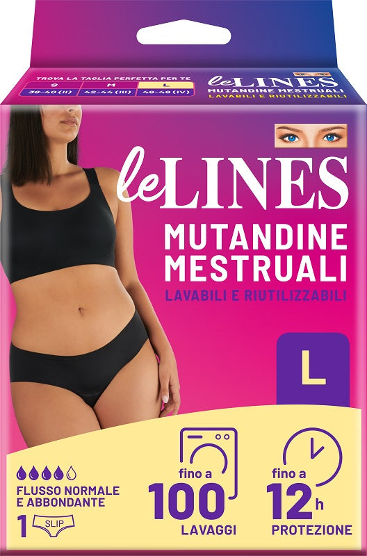Le Lines Mutandina Assorbente Misura Large - Lovesano