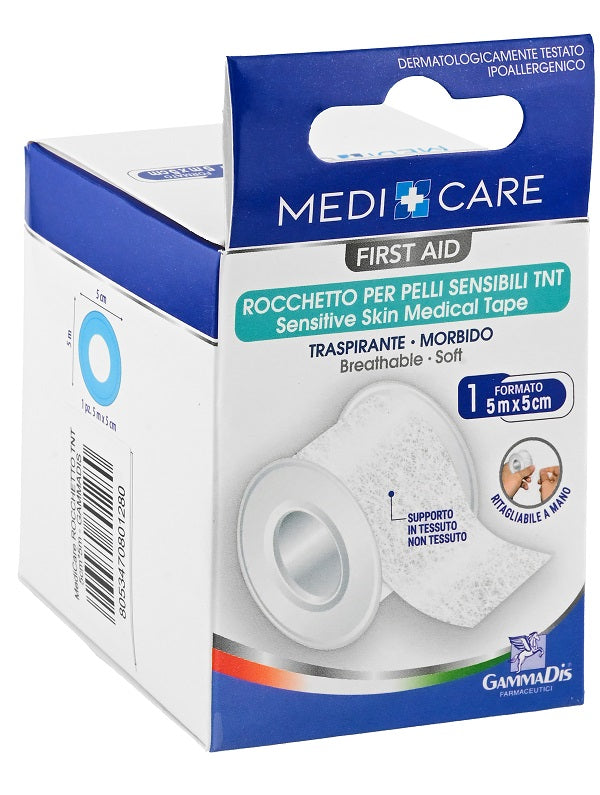 Cerotto In Rocchetto Medicare Tnt Bianco 500x5 Cm - Lovesano