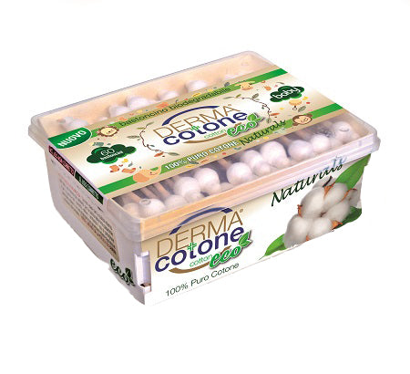Dermacotone Baby Cotton Fioc Eco Naturals 60 Pezzi - Lovesano