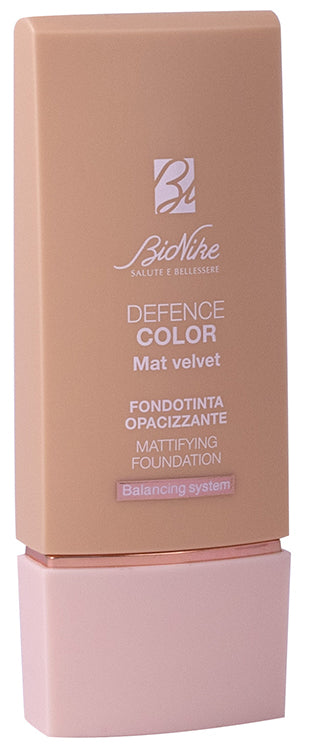 Defence Color Mat Velvet Fondotinta Opacizzante 02 Cream 30 Ml