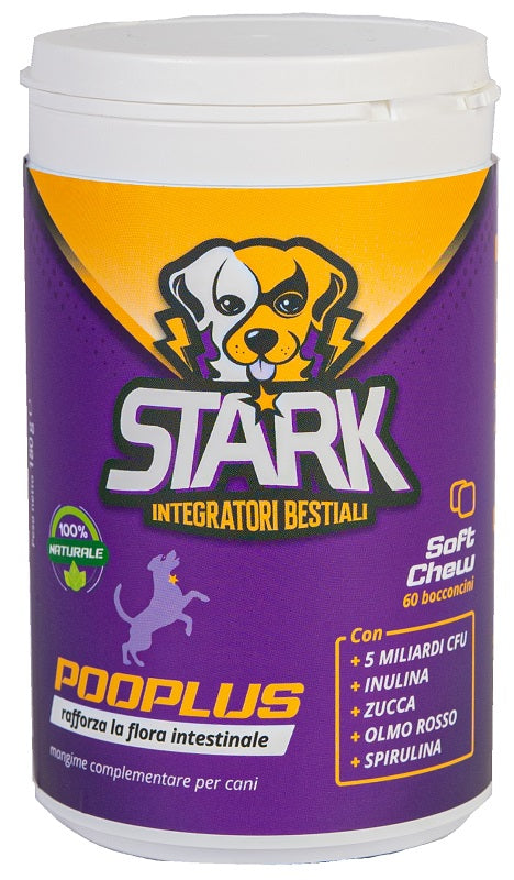 Stark Integratori Bestiali Pooplus 60 Soft Chew - Lovesano
