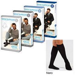 Man Support 18 Cotone Gambaletto 18 Nero 1 - Lovesano