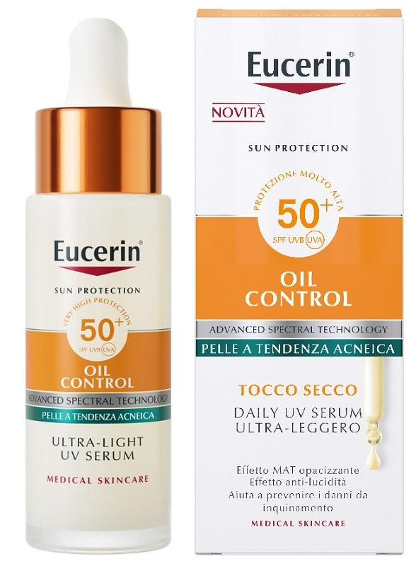 Eucerin Esun Viso Oil Control Ultra Light Daily Serum Spf50+ 30 Ml - Lovesano