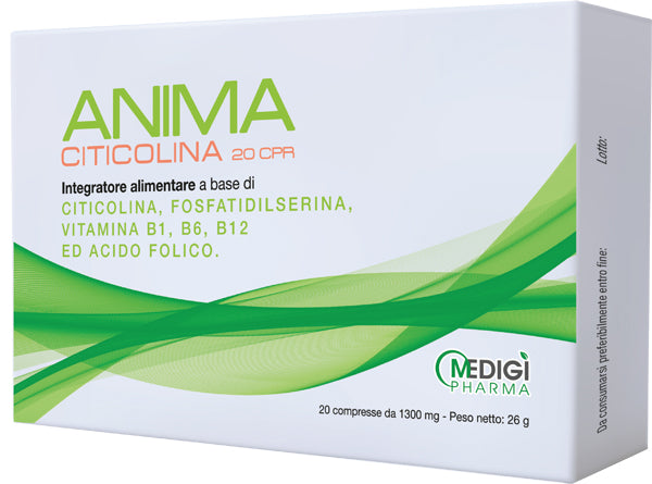 Anima Citicolina 20 Compresse - Lovesano