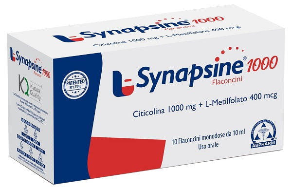 L Synapsine 1000 Citicolina 1000 10 Flaconcini 10 Ml - Lovesano