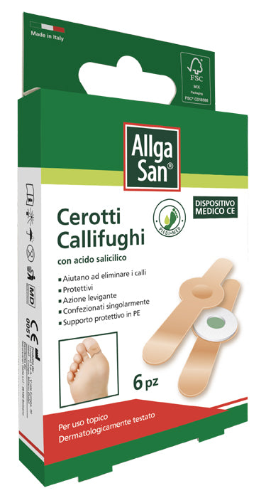 Cerotto Callifugo Allgasan 6 Pezzi - Lovesano