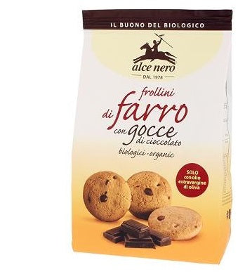 Frollino Di Farro Con Gocce Cioccolato Bio 300 G - Lovesano