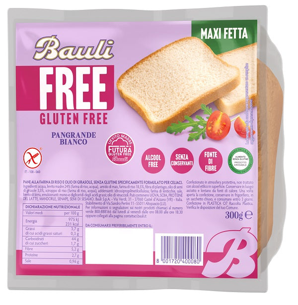 Bauli Free Pangrande Bianco 300 G - Lovesano